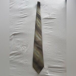 Calvin Klein Striped Men's Tie in green/brown. Used once.